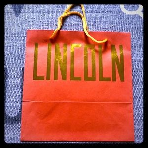 The Lincoln restaurant shopping bag
